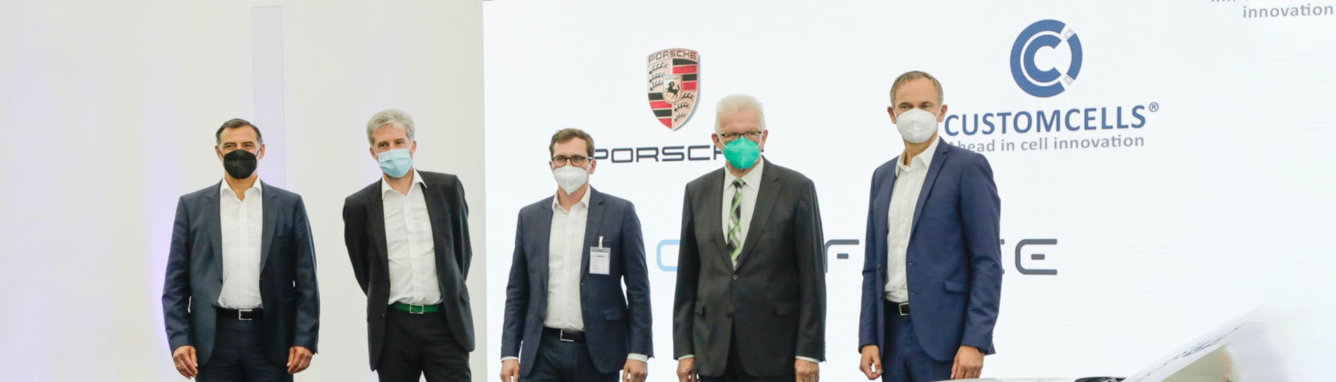 Porsche begins developing high-performance battery technology with Customcells