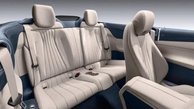 2018 Mercedes-Benz E-Class cabriolet rear seat